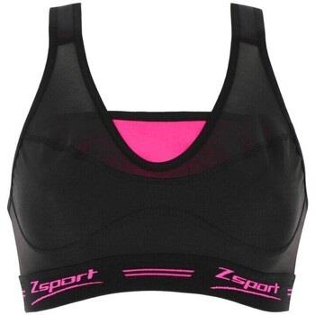 Brassières de sport Zsport BRASSIERE VIRTUOSITY - NOIR-ROSE - 85C