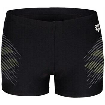 Maillots de bain Arena MAILLOT DE BAIN GRAPHIC - BLACK-SOFT GREEN-WHIT...