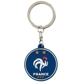 Porte clé FFF PORTE CLEF ROND 8CM EN BLISTER - Bleu - Unique