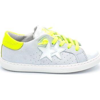 Baskets enfant 2 Stars SNEAKER BAMBINA IN PELLE BICOLORE