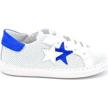 Baskets enfant 2 Stars SNEAKER BAMBINO IN PELLE MICRO FORATA