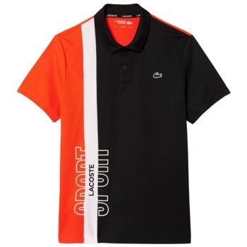 T-shirt Lacoste POLOS TENNIS PERFORMANCE - NOIR/SUNRISE-BLANC - 3