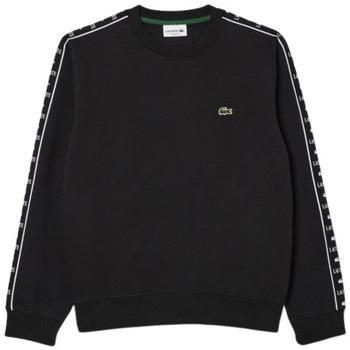 Sweat-shirt Lacoste SWEATSHIRT JOGGER AVEC BANDE SIGLÉE NOIR - Noir - ...