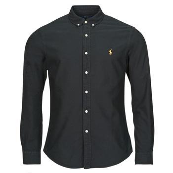 Chemise Polo Ralph Lauren CHEMISE AJUSTEE SLIM FIT EN OXFORD LEGER