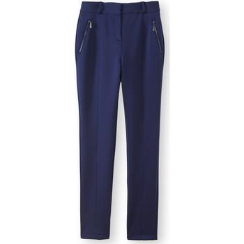 Pantalon Daxon by - Pantalon maille satinée élastiqué dos