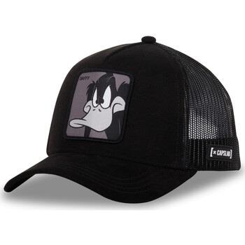 Casquette Capslab Casquette homme trucker en suedine Looney Tunes Duck