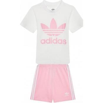 Ensembles de survêtement adidas he4658_short_tee_set_rosa