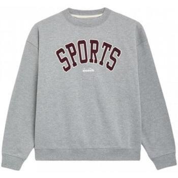 Sweat-shirt Diadora 179934_crew_legacy_grigio