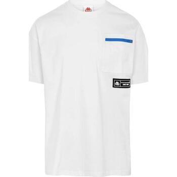 T-shirt Kappa 381d3uw_authentic_tech_bianco