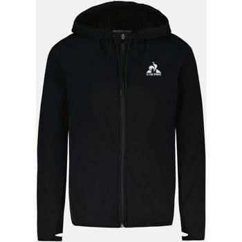 Sweat-shirt Le Coq Sportif Sweat zippé à capuche Femme