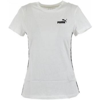 T-shirt Puma 676131_power_tape_bianco