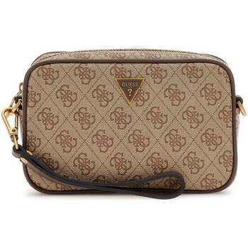 Pochette Guess Sacoche Vezzola Smart Small Beige/Brown EVZLP3145