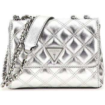 Sac Bandouliere Guess Sac Bandoulière Giully Camera Bag Silver QV87487...