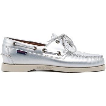 Mocassins Sebago 73127GW DOCKSIDES MET W SILVER