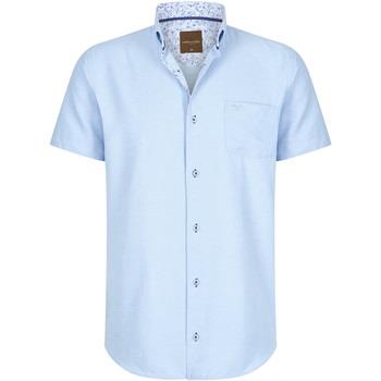 Chemise Cappuccino Italia Korte Mouw Sky Blauw