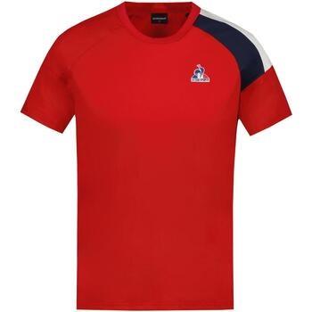 T-shirt Le Coq Sportif Tri tee ss n4 m pur rouge