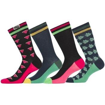 Chaussettes Freegun Lot de 4 Paires de Chaussettes de ville homme Fant...