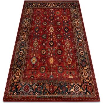 Tapis Rugsx Tapis en laine OMEGA PARILLO Cadre rubis 200x300 cm