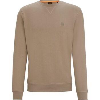 Sweat-shirt BOSS Sweater Westart Marron Clair