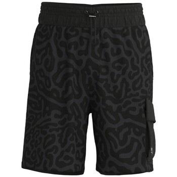 Short BOSS SHORT NOIR DALTU À MOTIF AVEC POCHE CARGO