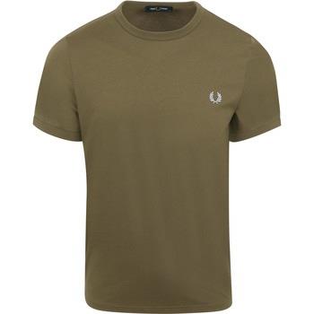 T-shirt Fred Perry T-Shirt Ringer Vert R79