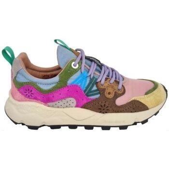 Baskets Flower Mountain Baskets Yamano 3 Femme Cream/Pink/Light Brown