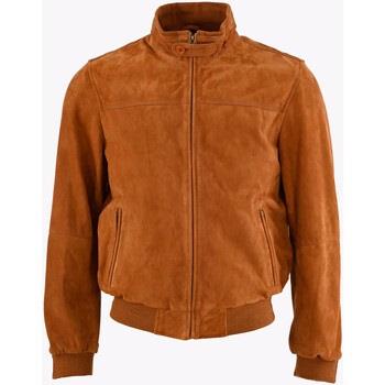 Blouson La Canadienne Blouson confort velours cognac-047491