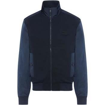 Manteau BOSS Veste bi-matière marine