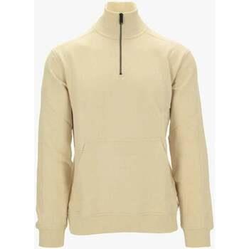 Polaire BOSS Sweat demi zip blanc