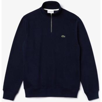 Polaire Lacoste Sweat demi zip marine