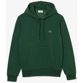 Polaire Lacoste Sweat à capuche vert