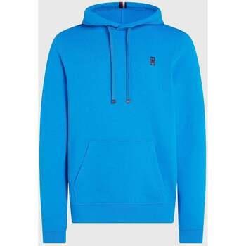 Polaire Tommy Hilfiger Sweat à capuche bleu en coton bio