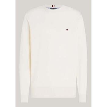 Sweat-shirt Tommy Hilfiger Pull beige en coton bio