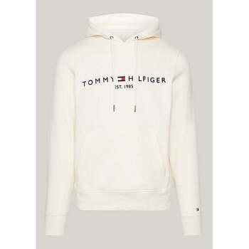 Polaire Tommy Hilfiger Sweat à capuche beige en coton bio