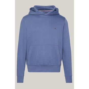 Polaire Tommy Hilfiger Sweat à capuche bleu en coton bio