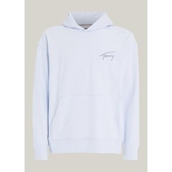 Polaire Tommy Jeans Sweat à capuche bleu