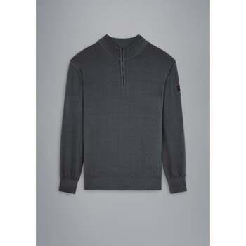 Sweat-shirt Paul &amp; Shark Pull demi-zip gris