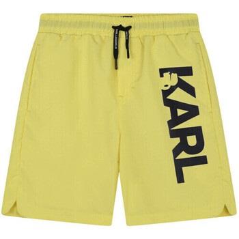 Maillots de bain enfant Karl Lagerfeld Short de bain junior jaune Z300...