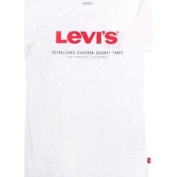 T-shirt enfant Levis 91E054 GRAPHIC TEE-001 WHITE