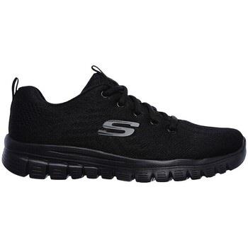 Baskets Skechers BASKETS GRACEFUL-GET CONNECTED NOIR