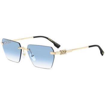 Lunettes de soleil Dsquared D2 0102/S Lunettes de soleil, Or/Bleu clai...