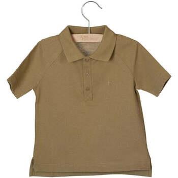 T-shirt enfant Little Hedonist Polo kaki neuf