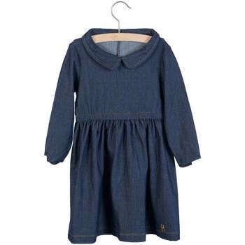 Robe enfant Little Hedonist Robe à manches longues en jean bleu neuve