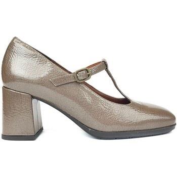 Chaussures Desiree ZAPATOS T-STRAP DE CHAROL TAUPE DAMI27