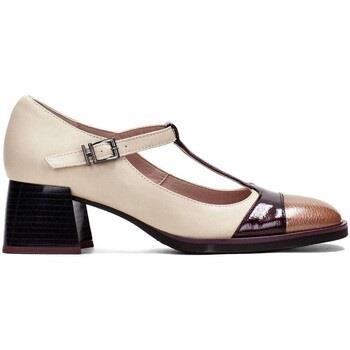 Chaussures Hispanitas ZAPATOS DE TACÓN T-STRAP PIEL BEIGE MILAN CHI243...