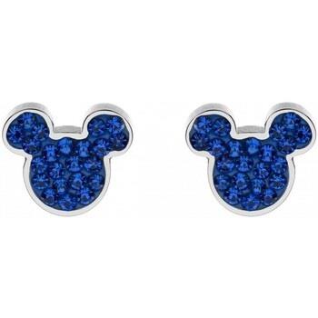 Boucles oreilles Sc Crystal B4090-ARGENT-BLEU