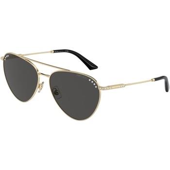 Lunettes de soleil Jimmy Choo JC4002B Lunettes de soleil, Or/Gris, 60 ...