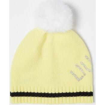 Bonnet Liu Jo Bonnet jaune avec pompon