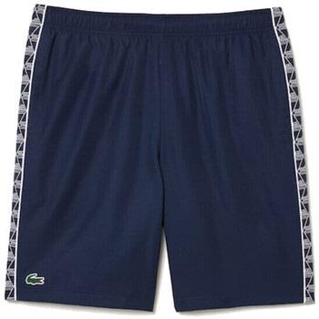 Short Lacoste SHORT BLEU MARINE TENNIS TAFFETAS DIAMANTÉ