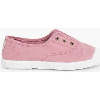 Espadrilles Pisamonas Tennis en Toile avec Bout Caoutchouc Sans Lacets